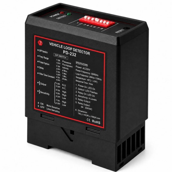 PD-232 Dual Channel Vehicle Loop Detector 230V product image