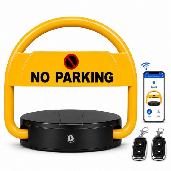 Smart Parking Lock with Remote Control UAE product and accessories